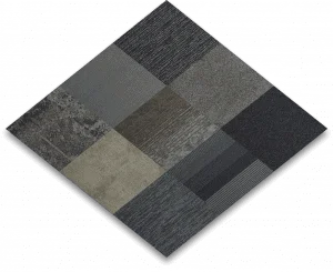 BoogieWoogie shades of grey tapijttegel mix_tapijttegeldiscount breda