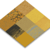BoogieWoogie yellow tapijttegel mix_tapijttegeldiscount