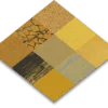 BoogieWoogie yellow tapijttegel mix_tapijttegeldiscount