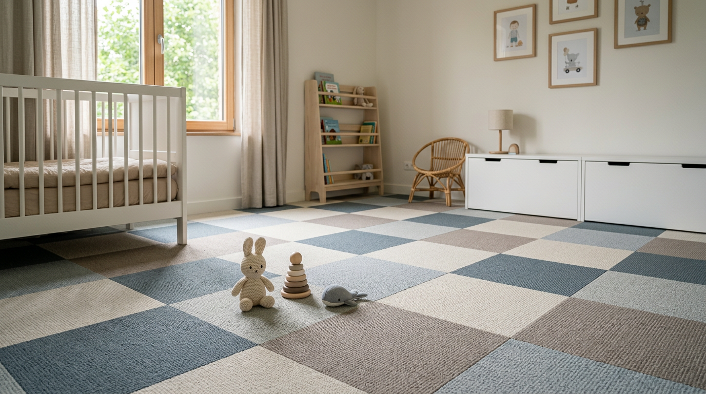 AIafbeelding kinderkamer tapijtegels_Tapijttegeldiscount