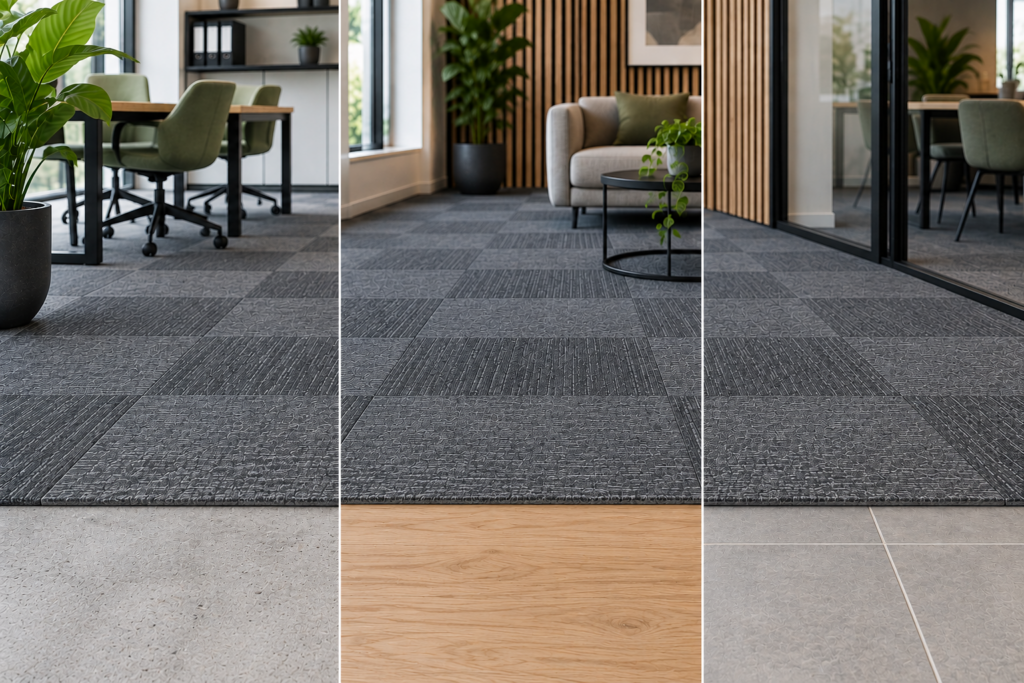 Tapijttegels op beton, hout of tegels: kan dat?